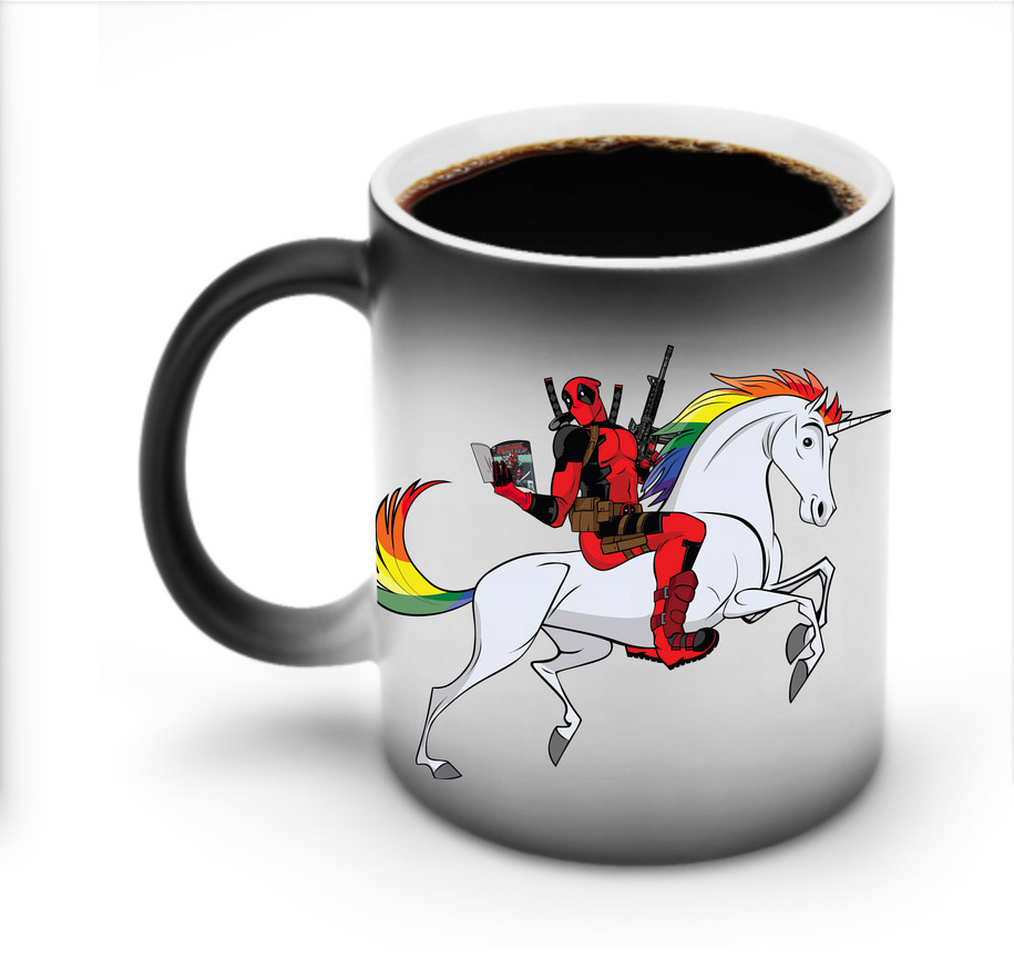 （画像用） Deadpool デッドプール 温度変色マグカップ