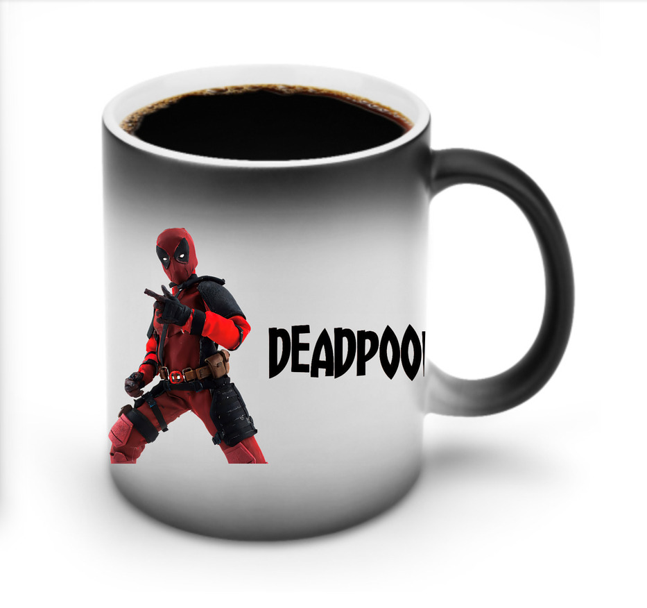 （画像用） Deadpool デッドプール 温度変色マグカップ