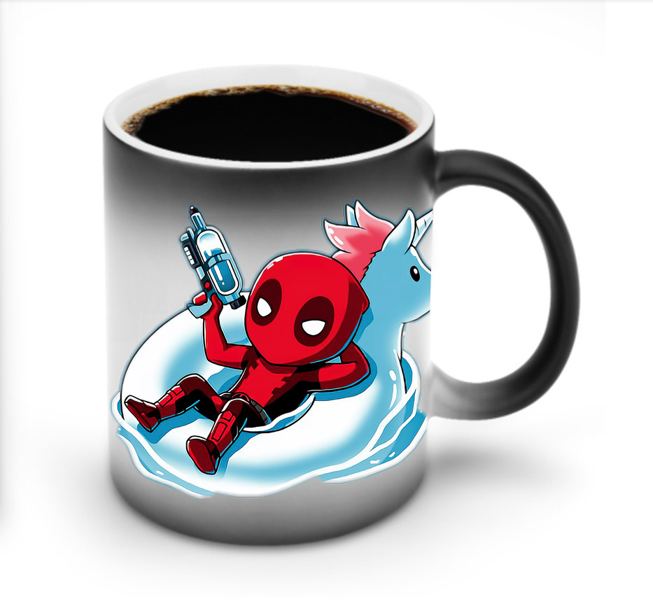 （画像用） Deadpool デッドプール 温度変色マグカップ