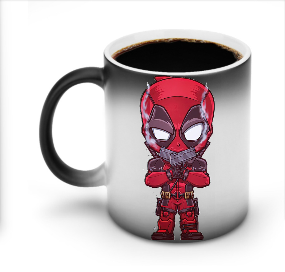 （画像用） Deadpool デッドプール 温度変色マグカップ