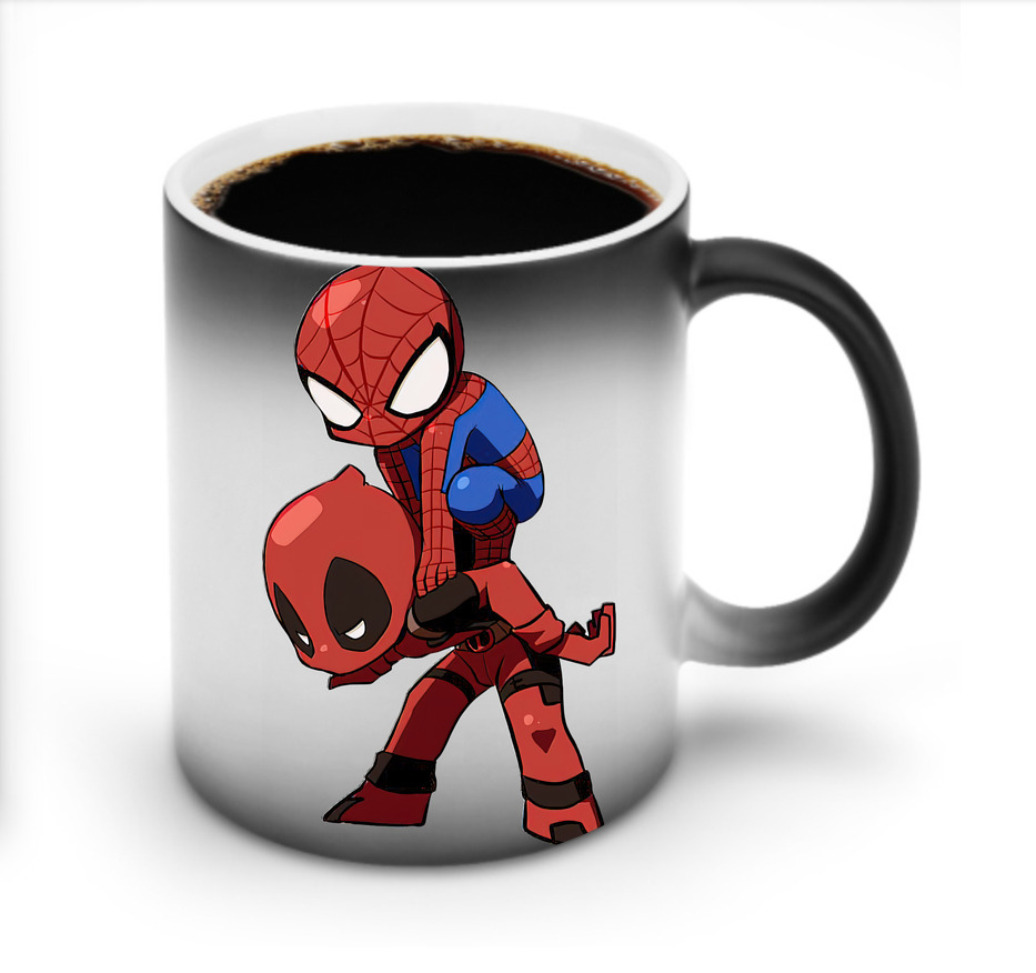 （画像用） Deadpool デッドプール 温度変色マグカップ