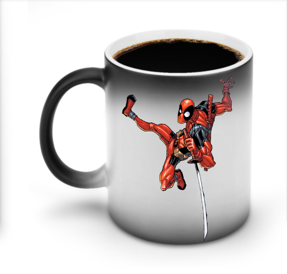 （画像用） Deadpool デッドプール 温度変色マグカップ
