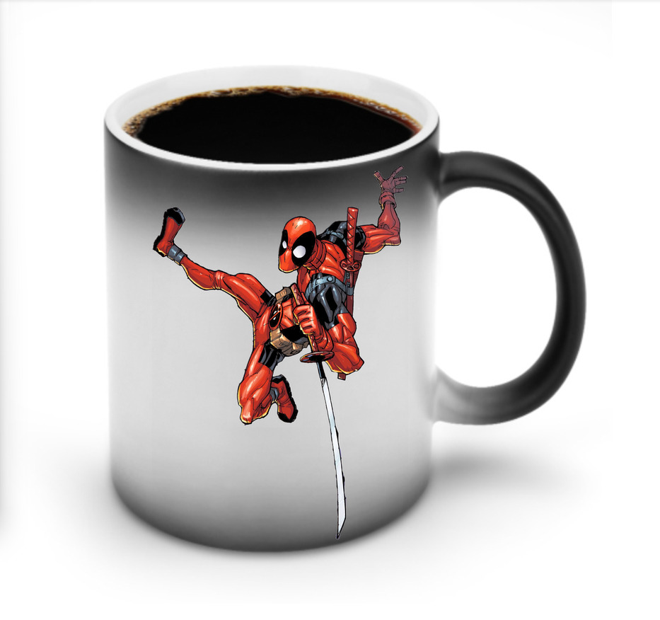 （画像用） Deadpool デッドプール 温度変色マグカップ