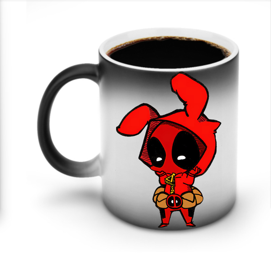 （画像用） Deadpool デッドプール 温度変色マグカップ