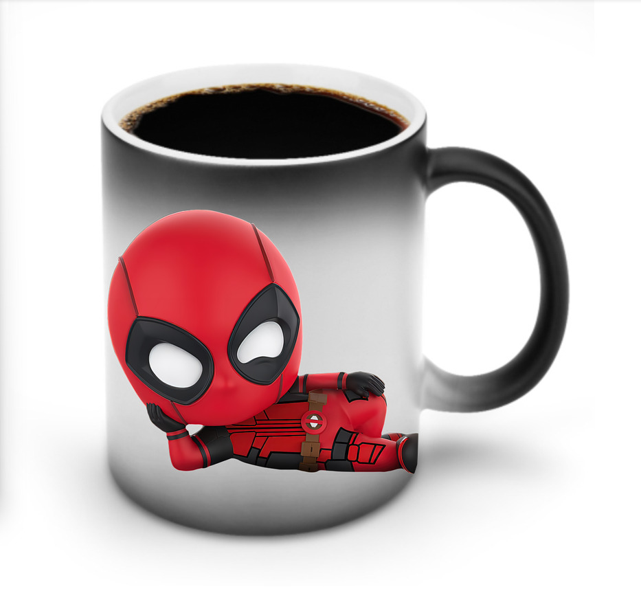（画像用） Deadpool デッドプール 温度変色マグカップ