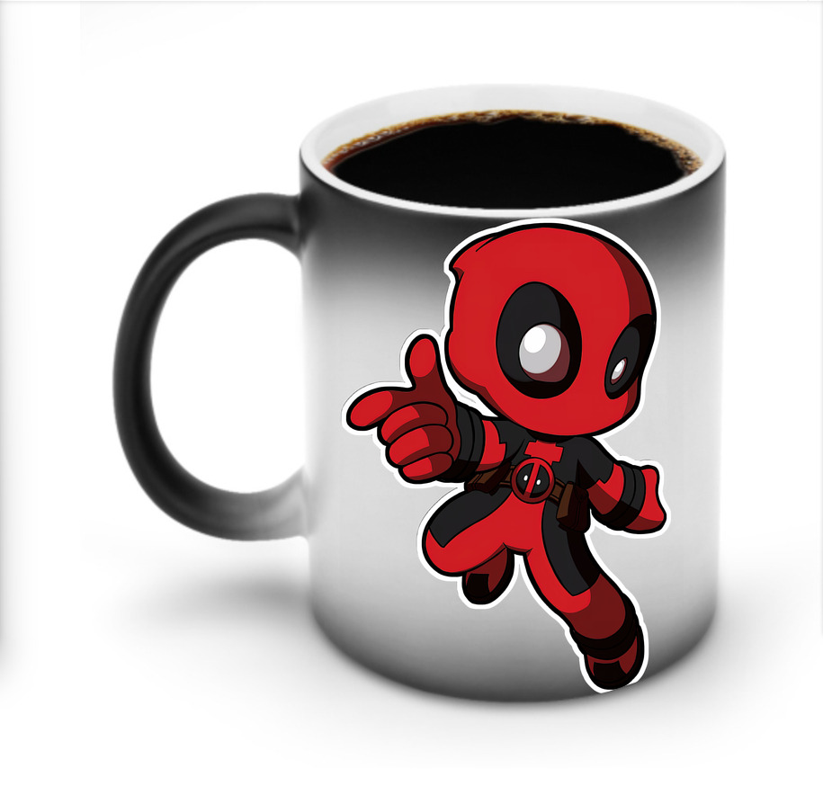 （画像用） Deadpool デッドプール 温度変色マグカップ