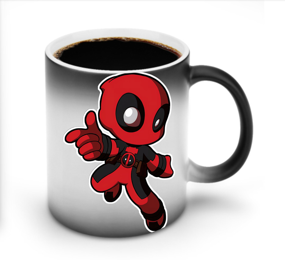 （画像用） Deadpool デッドプール 温度変色マグカップ