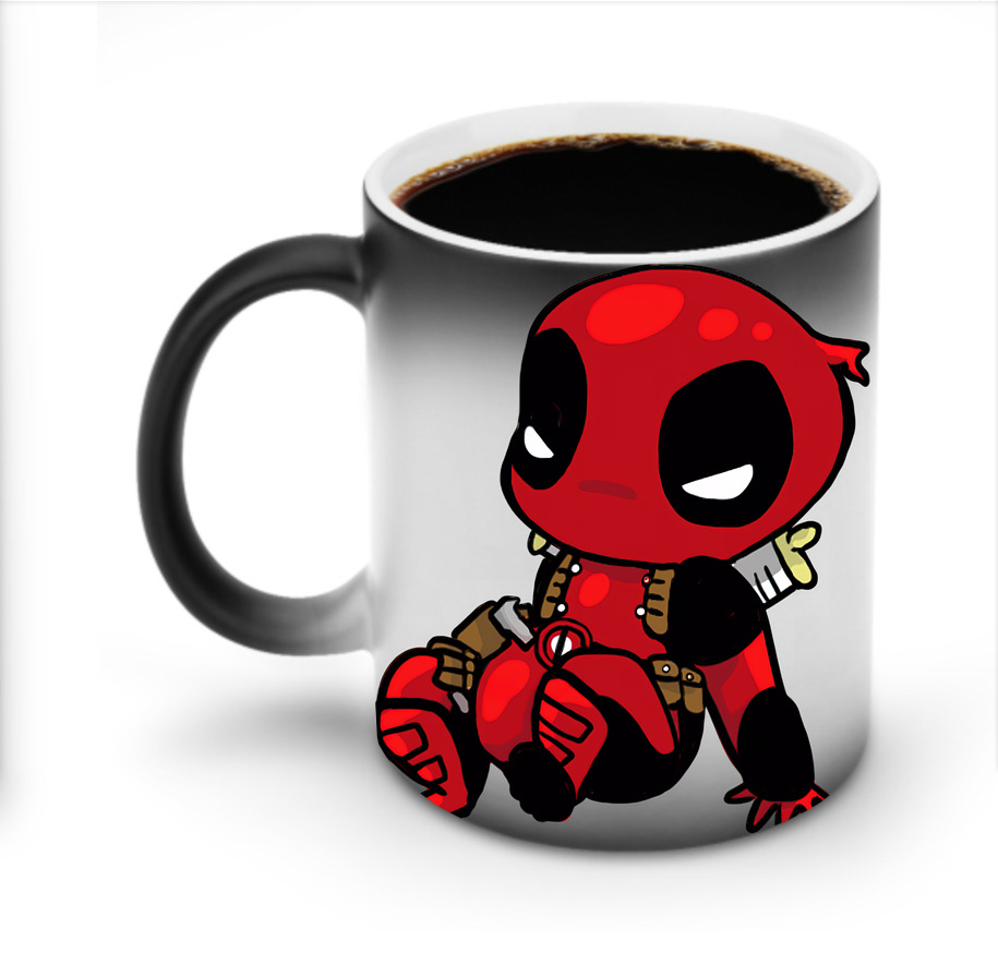（画像用） Deadpool デッドプール 温度変色マグカップ