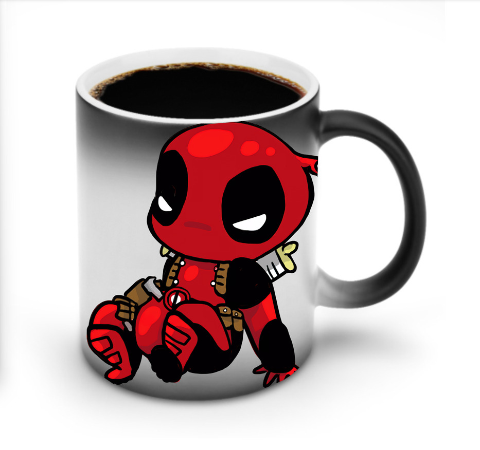 （画像用） Deadpool デッドプール 温度変色マグカップ