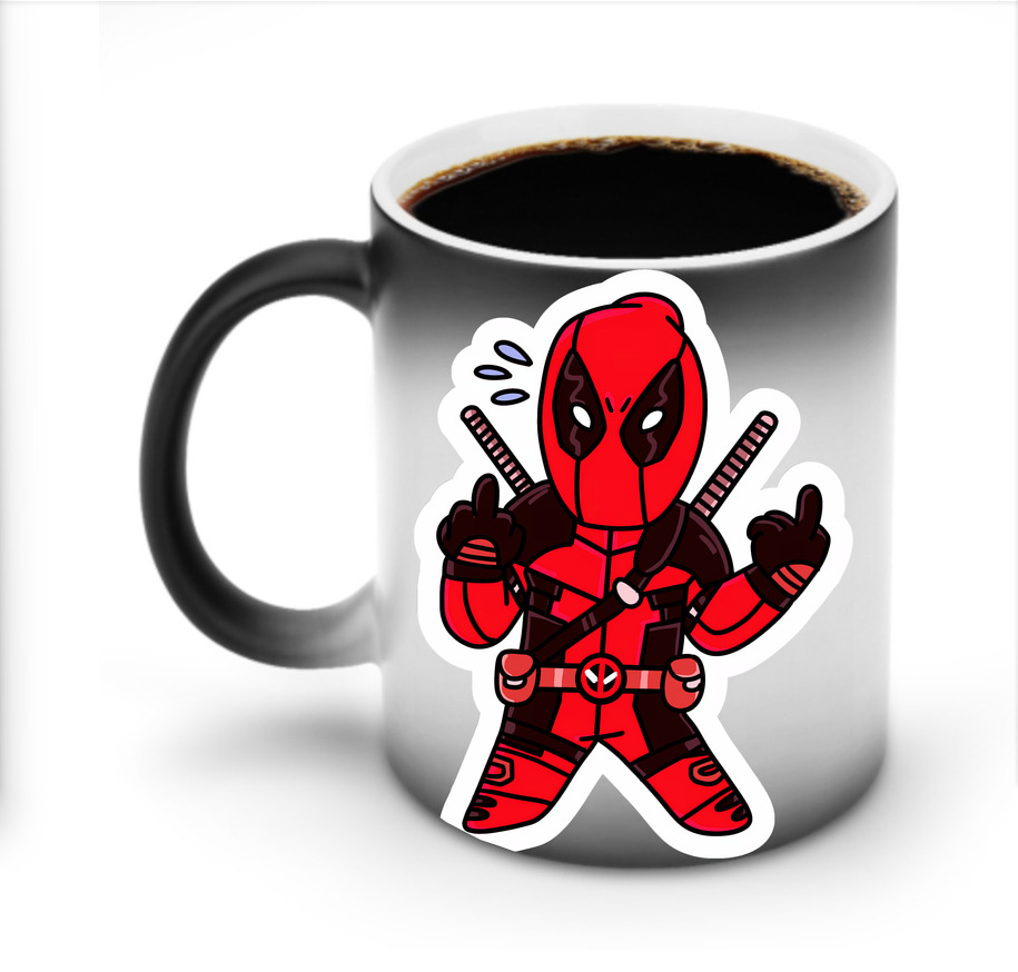 （画像用） Deadpool デッドプール 温度変色マグカップ