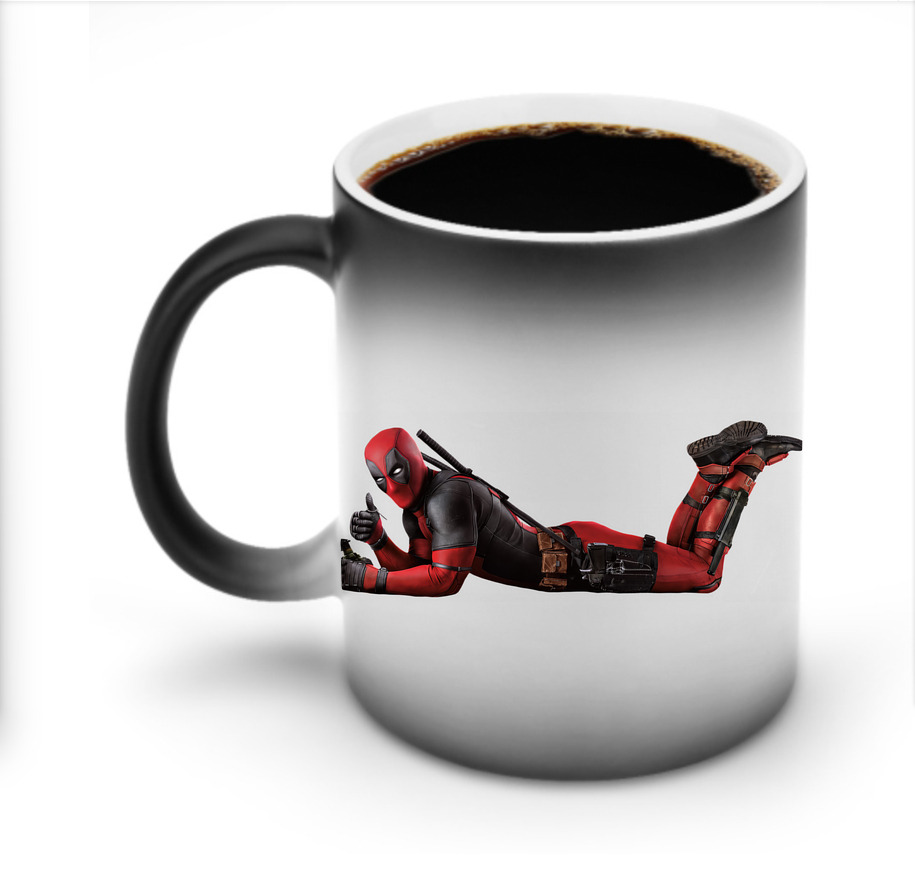 （画像用） Deadpool デッドプール 温度変色マグカップ