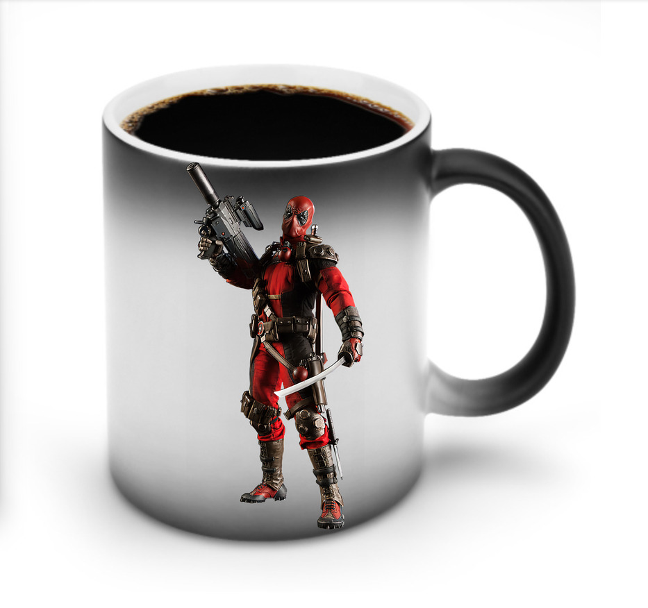 （画像用） Deadpool デッドプール 温度変色マグカップ