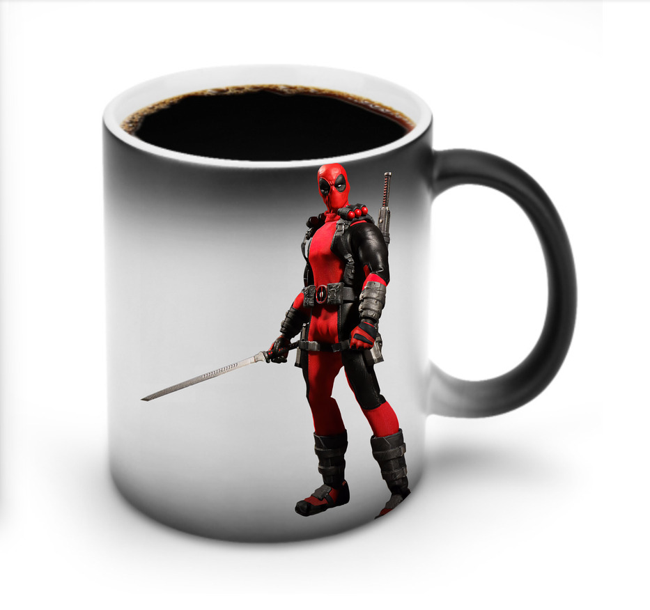（画像用） Deadpool デッドプール 温度変色マグカップ