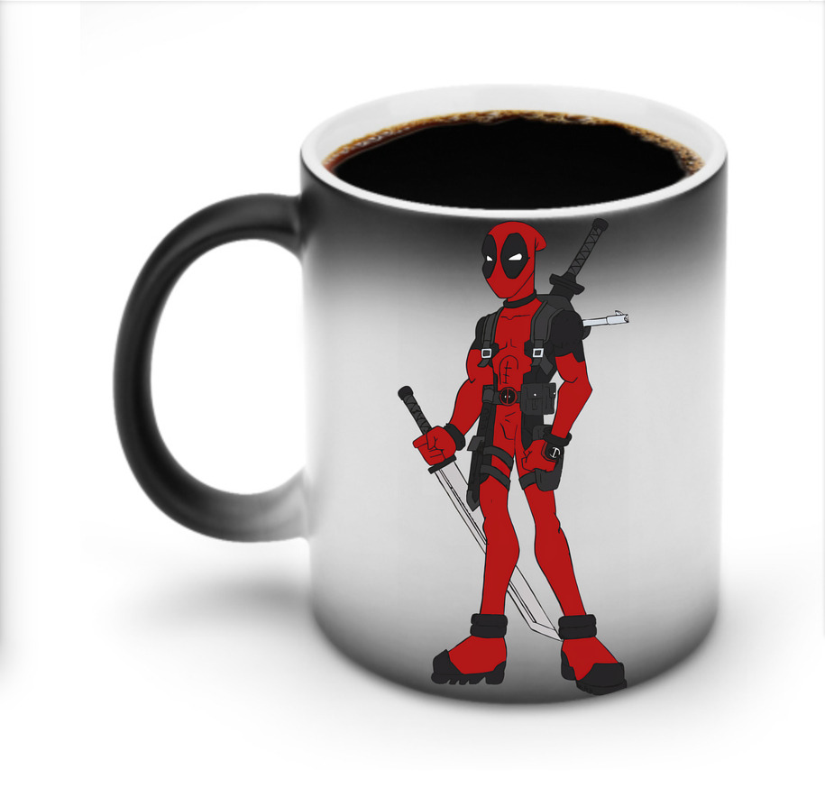 （画像用） Deadpool デッドプール 温度変色マグカップ