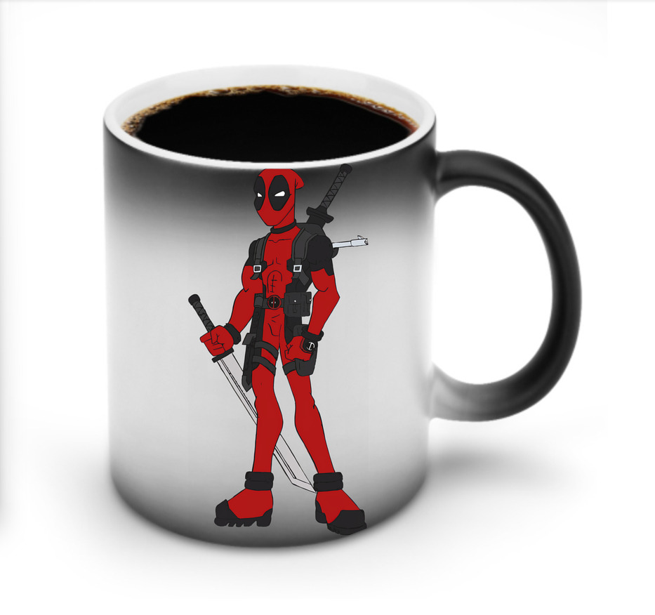 （画像用） Deadpool デッドプール 温度変色マグカップ