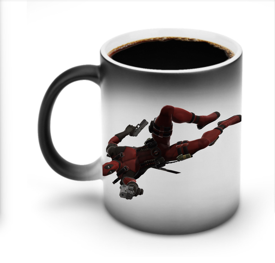 （画像用） Deadpool デッドプール 温度変色マグカップ