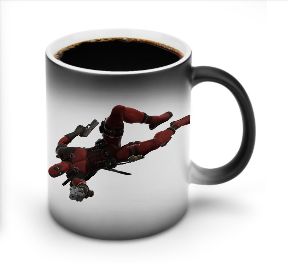 （画像用） Deadpool デッドプール 温度変色マグカップ