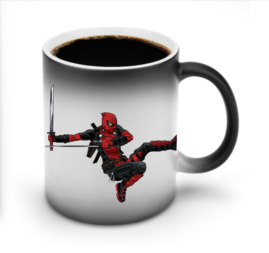 （画像用） Deadpool デッドプール 温度変色マグカップ