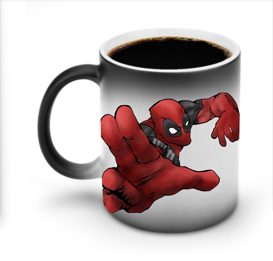 （画像用） Deadpool デッドプール 温度変色マグカップ