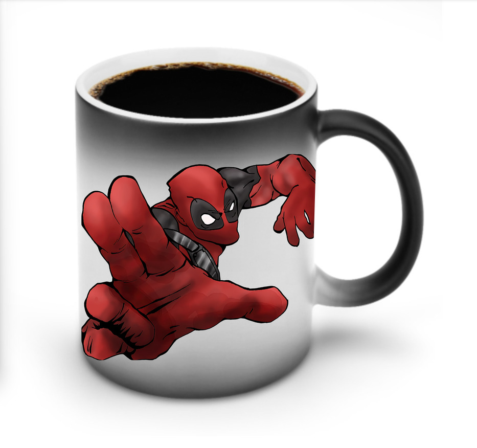 （画像用） Deadpool デッドプール 温度変色マグカップ