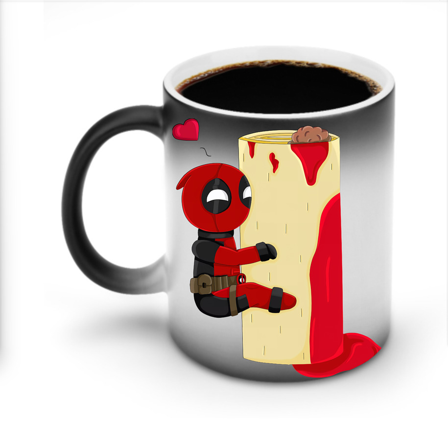 （画像用） Deadpool デッドプール 温度変色マグカップ
