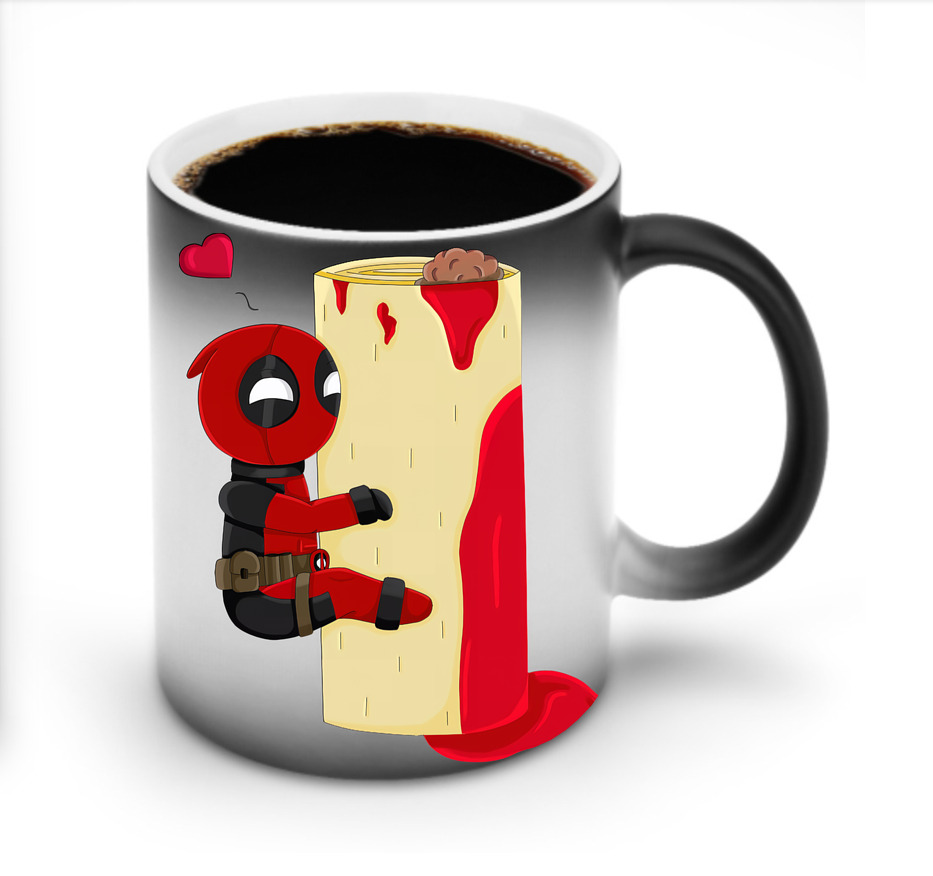 （画像用） Deadpool デッドプール 温度変色マグカップ