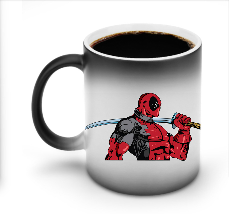 （画像用） Deadpool デッドプール 温度変色マグカップ