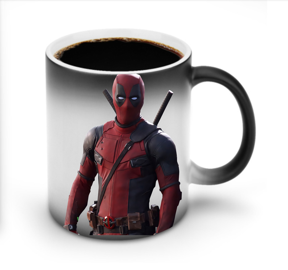 （画像用） Deadpool デッドプール 温度変色マグカップ