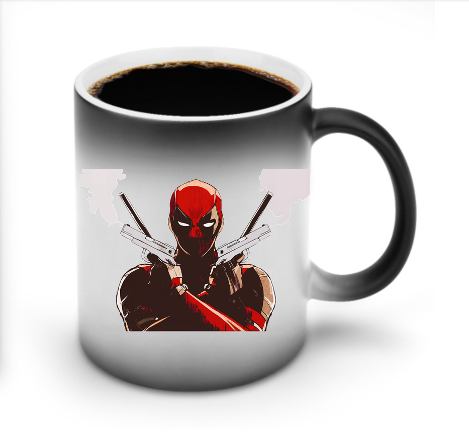 （画像用） Deadpool デッドプール 温度変色マグカップ