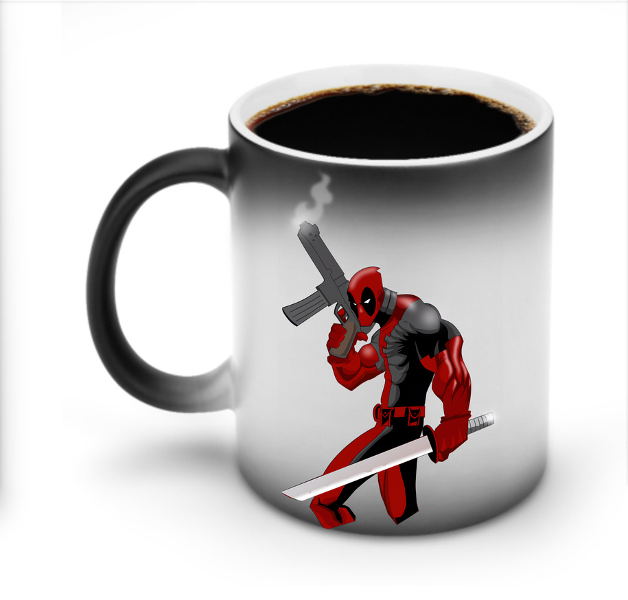 （画像用） Deadpool デッドプール 温度変色マグカップ
