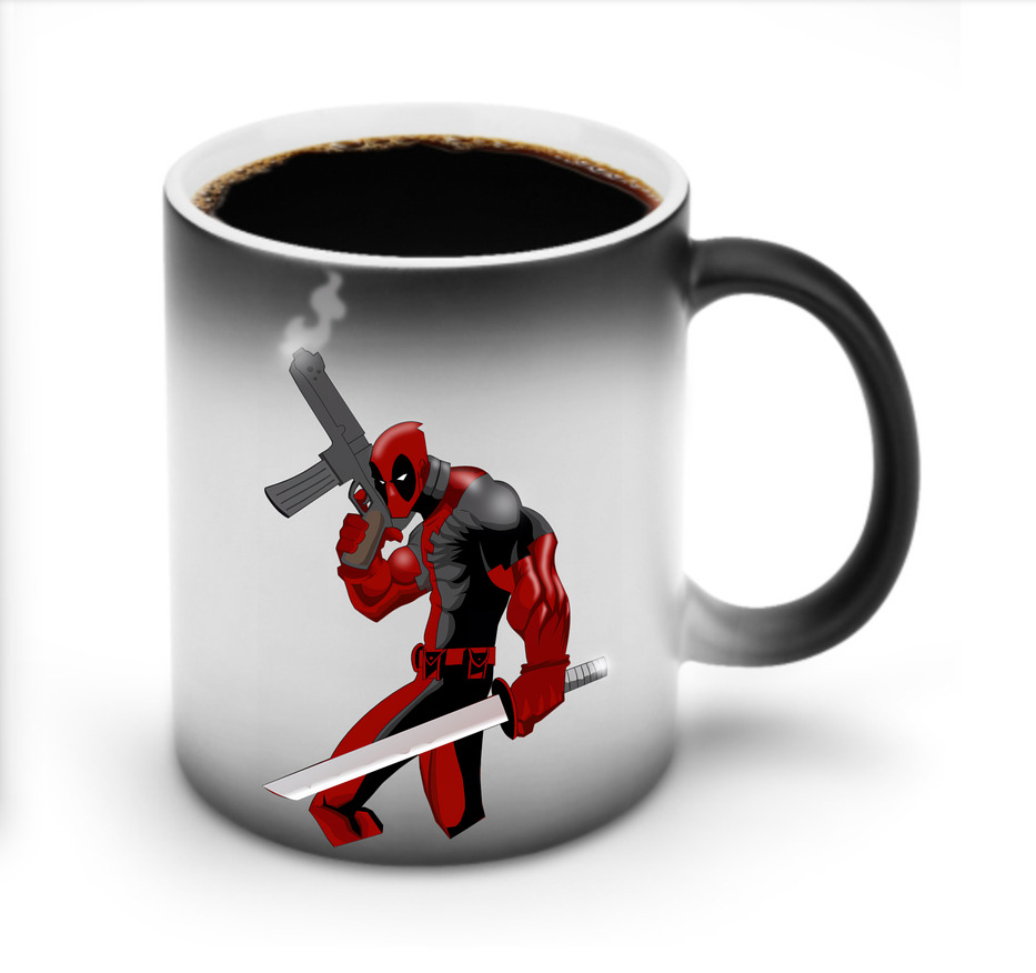 （画像用） Deadpool デッドプール 温度変色マグカップ