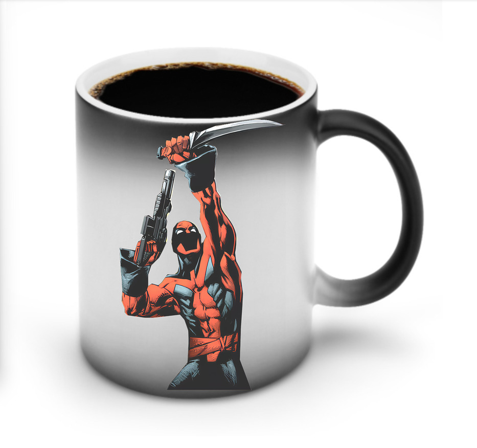 （画像用） Deadpool デッドプール 温度変色マグカップ
