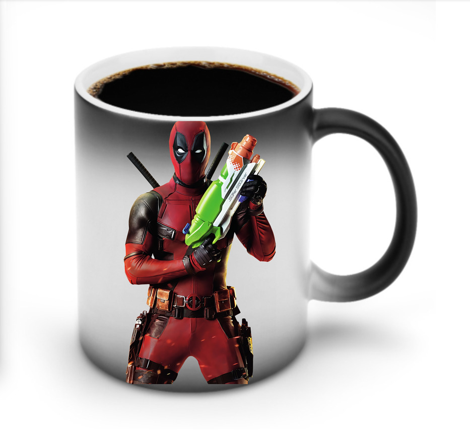 （画像用） Deadpool デッドプール 温度変色マグカップ
