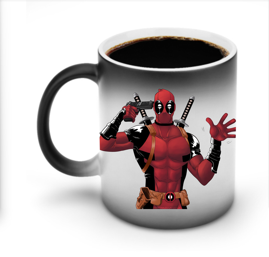 （画像用） Deadpool デッドプール 温度変色マグカップ