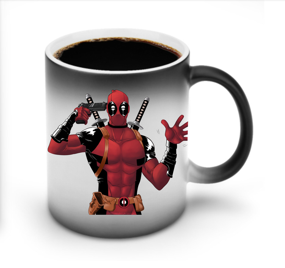（画像用） Deadpool デッドプール 温度変色マグカップ