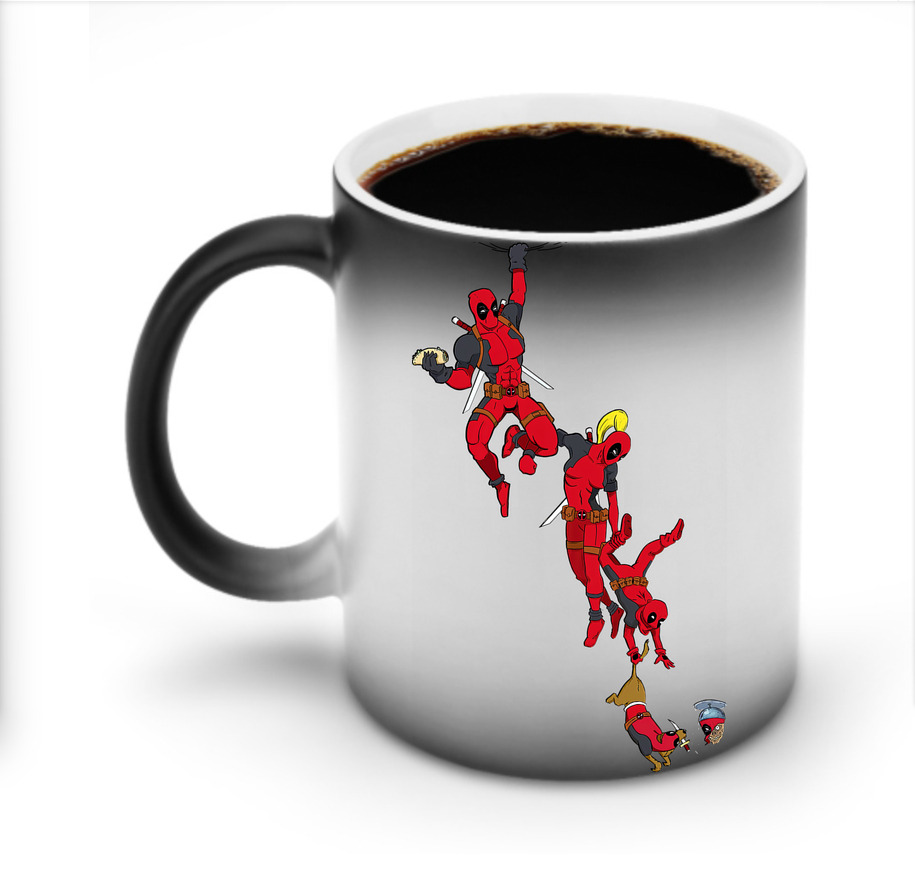 （画像用） Deadpool デッドプール 温度変色マグカップ