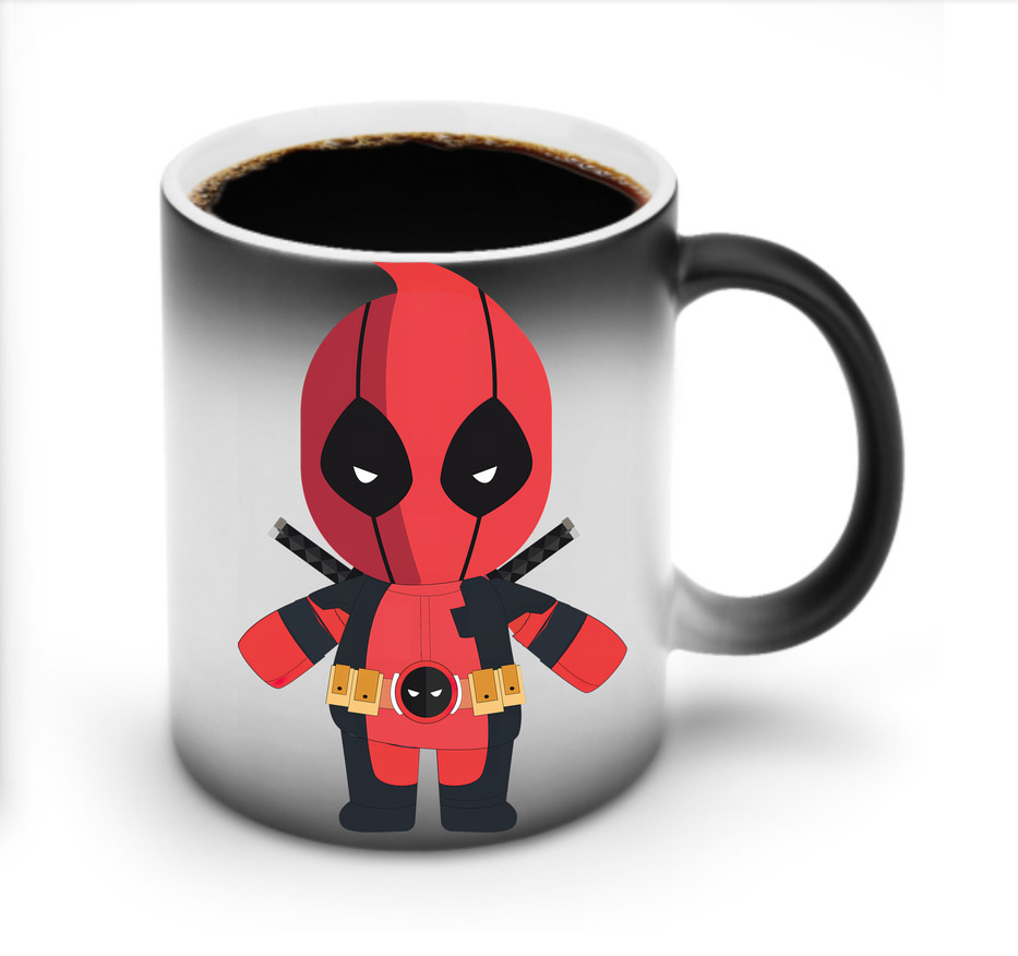 （画像用） Deadpool デッドプール 温度変色マグカップ
