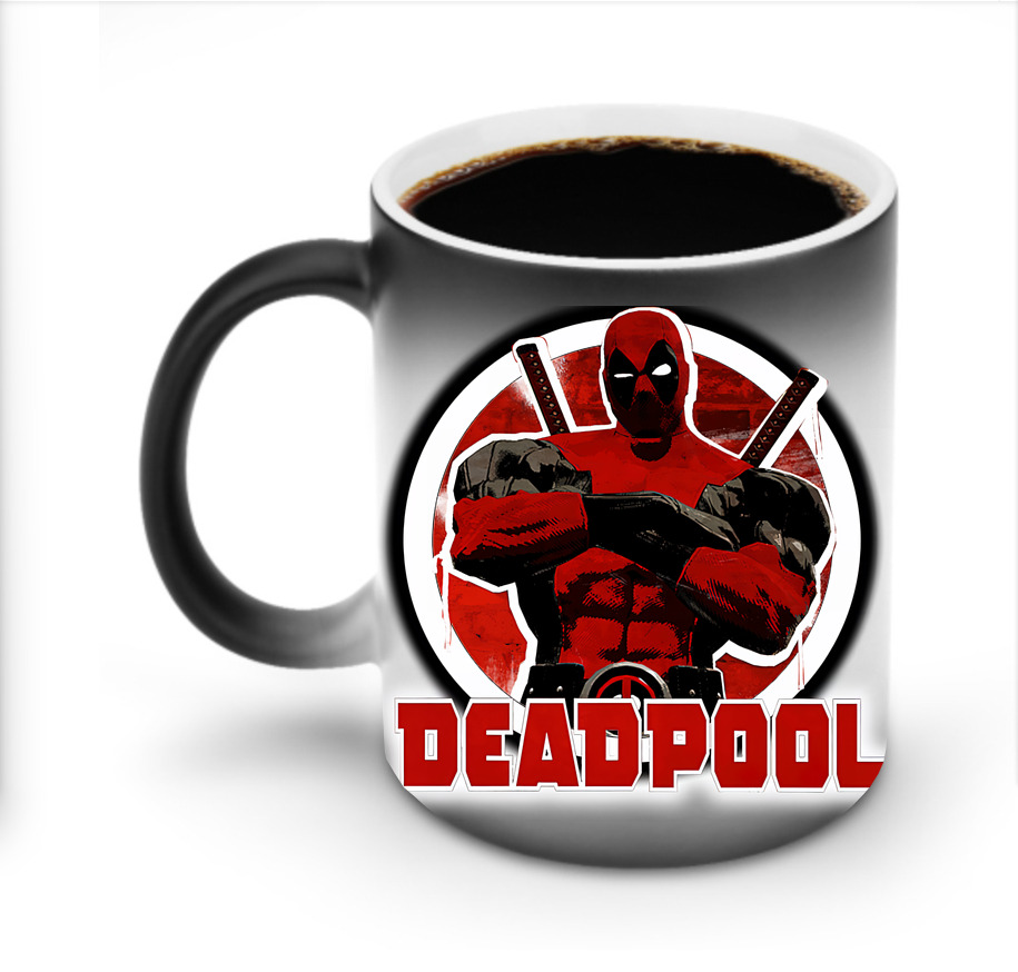（画像用） Deadpool デッドプール 温度変色マグカップ