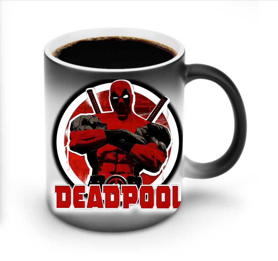 （画像用） Deadpool デッドプール 温度変色マグカップ