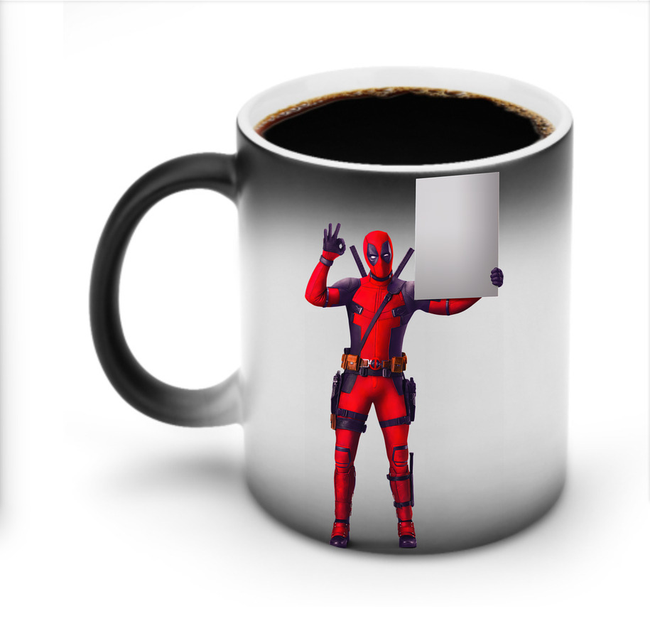 （画像用） Deadpool デッドプール 温度変色マグカップ