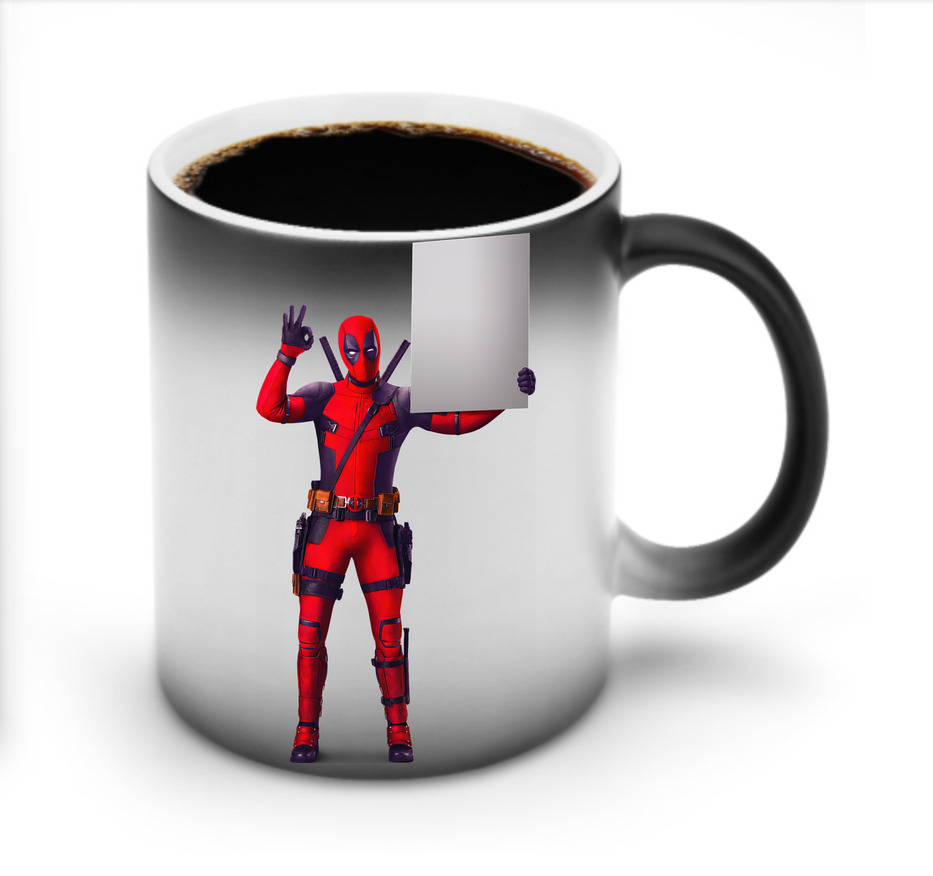 （画像用） Deadpool デッドプール 温度変色マグカップ