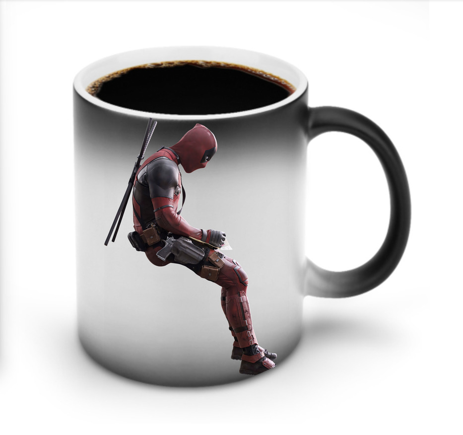（画像用） Deadpool デッドプール 温度変色マグカップ