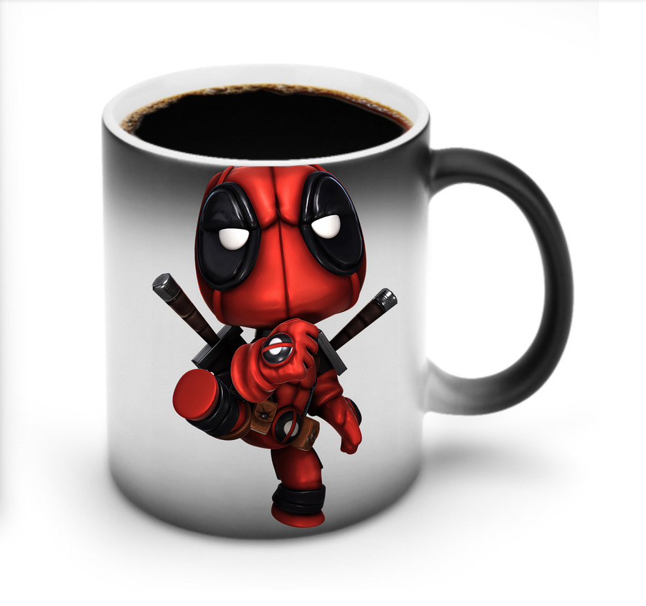 （画像用） Deadpool デッドプール 温度変色マグカップ
