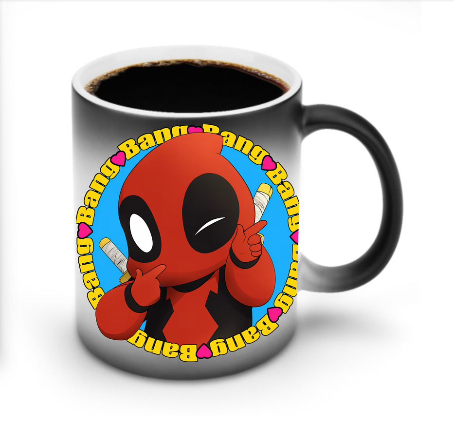 （画像用） Deadpool デッドプール 温度変色マグカップ