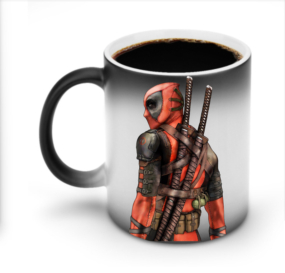 （画像用） Deadpool デッドプール 温度変色マグカップ