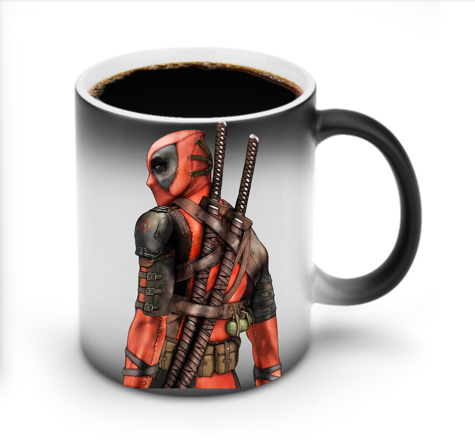 （画像用） Deadpool デッドプール 温度変色マグカップ