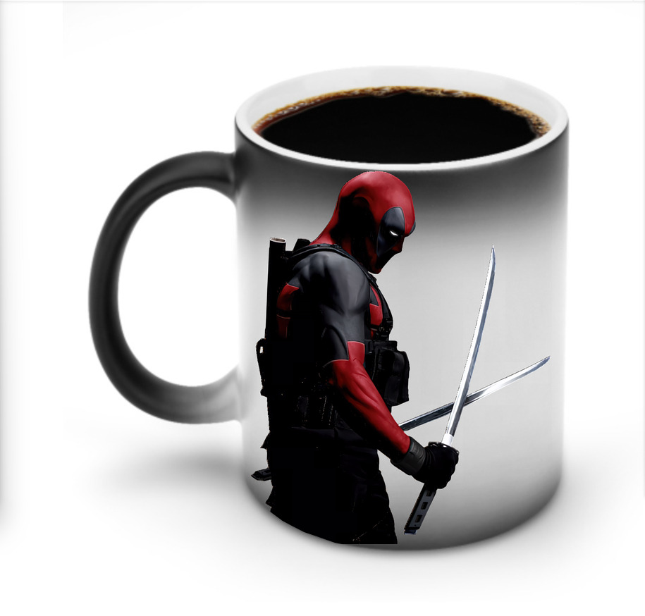 （画像用） Deadpool デッドプール 温度変色マグカップ