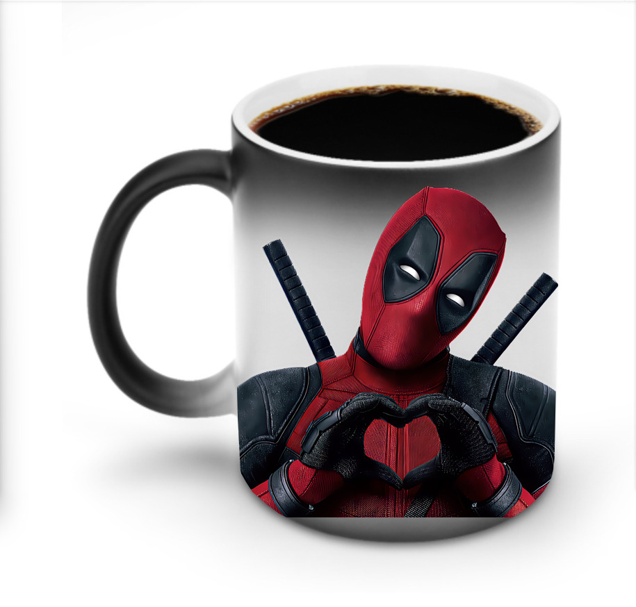 （画像用） Deadpool デッドプール 温度変色マグカップ