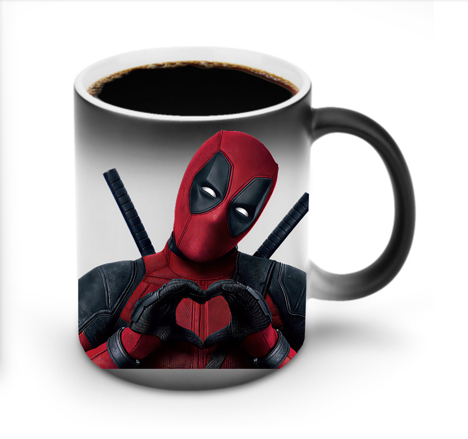 （画像用） Deadpool デッドプール 温度変色マグカップ