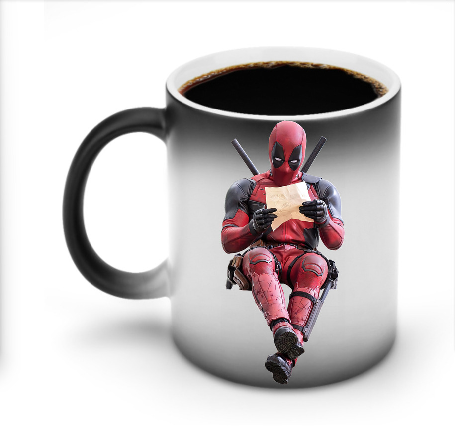 （画像用） Deadpool デッドプール 温度変色マグカップ